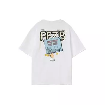 Li Ning Sport Fashion Series Fun Print Свободная спортивная футболка с коротким рукавом для женщин, топы белого цвета AHSR960-4 XXL