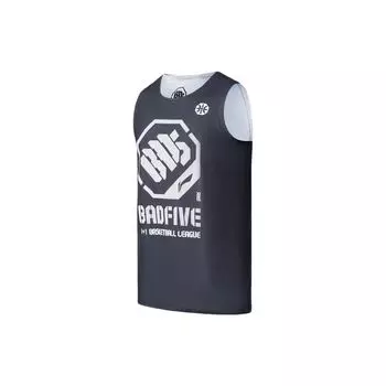 Li-Ning Спортивная баскетбольная серия с буквенным принтом баскетбольный жилет мужской топ черный белый AAYR371-6 XS