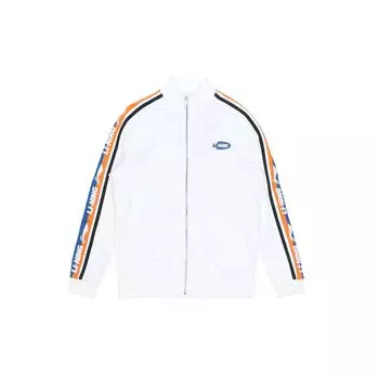 Li-Ning Спортивная модная серия Color Block Streamlined Logo Куртка на молнии с длинным рукавом Толстовка унисекс Куртки Off-White AWDQ368-4 XXL