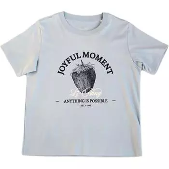 Li Ning Спортивная серия Тренд Принт с буквами Дышащая Футболка с круглым вырезом Универсальная Свободная Футболка с коротким рукавом Женские футболки AHSV454-5 S