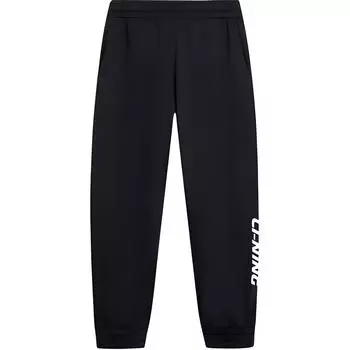 Li-Ning Спортивные брюки с манжетами и шнуровкой, мужские, черные AKLTC35-1 M