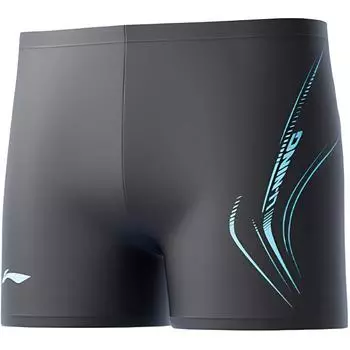Li Ning Спортивные Повседневные Минималистичные Плавки Мужская одежда для плавания Черный LSKW032-1 M