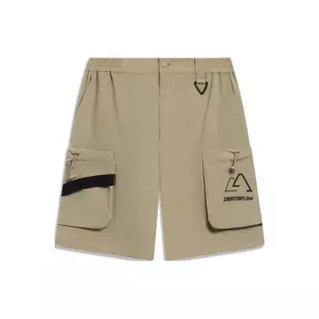 Li-Ning Спортивные шорты Sports Life Series UPF 50+ с принтом букв, защита от солнца, мужские плавки цвета хаки AKST587-4 XL