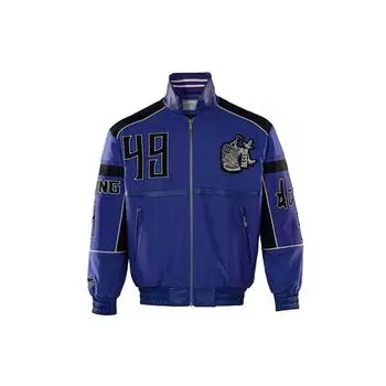 Li Ning Sports Basketball Series CBA Cotton Jacket Men Jackets Freedom-Purple AJMQ753-2 M