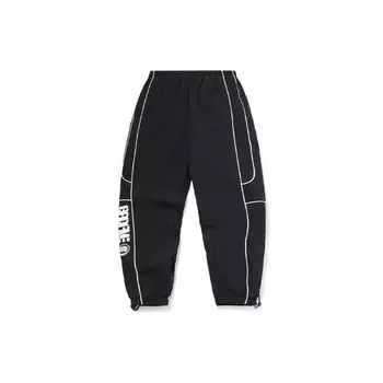Li Ning Sports Basketball Series Drawstring свободные длинные брюки мужские низы черные AYKR039-1 M