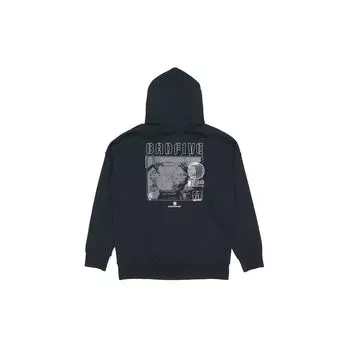 Li-Ning Спортивная баскетбольная серия, пуловер с флисовой подкладкой и длинными рукавами, мужские топы, черный цвет AWDQ767-3 XL