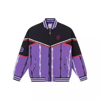 Li Ning Sports Basketball Series Raptors Color Block свободная теплая куртка мужская куртка черная AJDR545-1 L