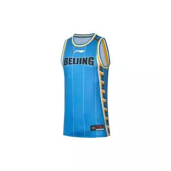 Li-Ning Sports Basketball Series Sw Fan Edition 2020-2021 сезон выездной баскетбольный жилет мужские топы Пекин-Синий AAYQ391-2 M