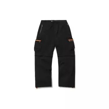 Li-Ning Sports Basketball Series Свободные повседневные брюки со съемными штанинами Мужские брюки черные AKXR095-2 XL