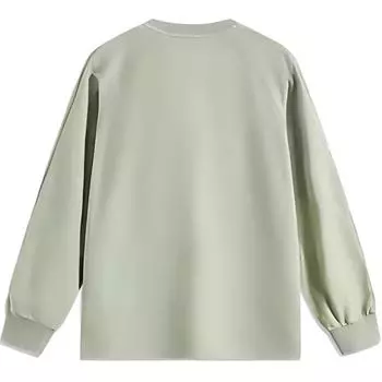 Li Ning Sports Casual Pullover Hoodie Женские толстовки с капюшоном Серо-зеленый AWDU840-3 S