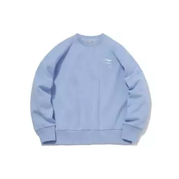 Li Ning Sports Fashion Series Круглый вырез пуловер свитер женский свитшот Яркий-синий AWDRF42-3 M