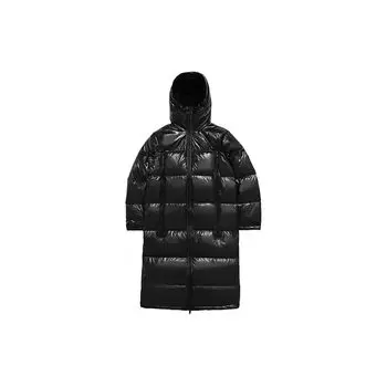 Li Ning Sports Fashion Series однотонная длинная повседневная куртка с капюшоном для мужчин, верхняя одежда, стандартный черный цвет AYMN201 -2 S