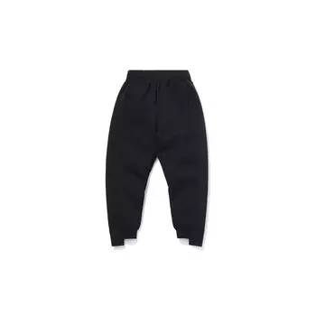 Li Ning Sports Fashion Series однотонные эластичные манжеты длинные спортивные брюки женские плавки черные AKLQ684-5 M