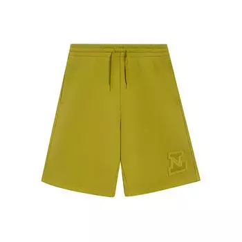Li Ning Sports Fashion Series однотонные повседневные шорты унисекс длинные зеленые AKSSA43-3 XXXL