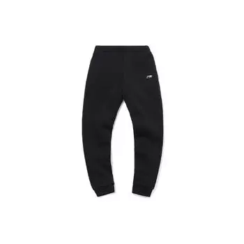 Li Ning Sports Fashion Series Повседневные трикотажные джоггеры женские низы черного цвета AKLSG52-1 XS