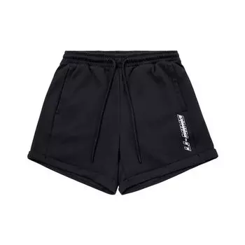 Li Ning Sports Fashion Series Шорты женские на шнуровке, черные AKSQ138-1 M