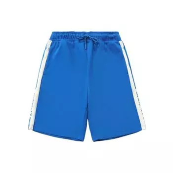 Li Ning Sports Fashion Series Side Color Block Letter Print Дышащие шорты мужские шорты голубые AKSR289-2 XL