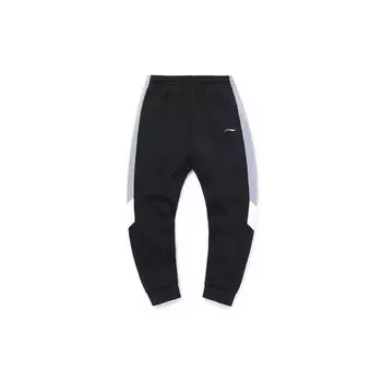Li Ning Sports Fashion Series Side Color Block зауженные спортивные штаны мужские низ черный AKLQA73-6 XXXL