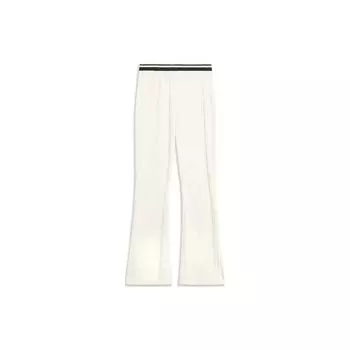 Li Ning Sports Fashion Series Slim Fit Woven Solid Color Casual Pants 2023 Осень Зима Новый Стиль Женские Брюки Off-White AMBT242-1 S