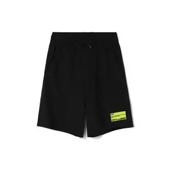 Li Ning Sports Fashion Series свободные трикотажные спортивные шорты мужские шорты черные AKSR461-1 XXXL