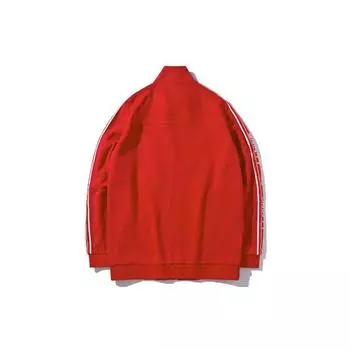 Li Ning Sports Fashion Series Training Running Zip Knit Jacket Men Jacket Bull-Red AFDP467-5 4XL