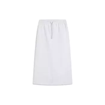 Li Ning Sports Fashion Series Weekend Youth Retro Comfortable High Weight Solid Color Schnour Up Casual Sports Tennis Triket Long Dress ASKU144-1 M