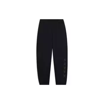 Li-Ning Sports Life Series, однотонные мужские джоггеры с прямыми штанинами и средней талией, черные AKLSB43-2 L