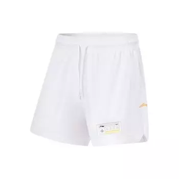 Li-Ning Sports Life Series, однотонные спортивные шорты со средней талией и прямыми штанинами, мужские штаны с логотипом, AAPT037-6 XXL