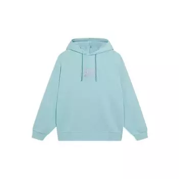 Li-Ning Sports Life однотонный пуловер с длинными рукавами, топы унисекс, серый, синий AWDT347-2 XL