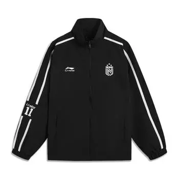 Li-Ning Sports Lifestyle Series American High Street Retro Casual Loose Fan Style Long Sleeve Water-Resistant Windbreaker Jacket Men jackets AFDV433-1 M