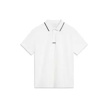 Li Ning Sports Lifestyle Series Casual Polo Shirt Men tops Off-White APLU259-1 XL