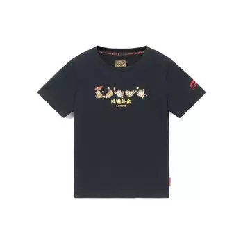 Li Ning Sports Lifestyle Series дышащая футболка с коротким рукавом женские топы черные AHSS048-2 S