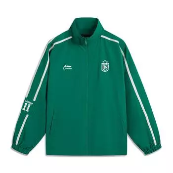 Li-Ning Sports Lifestyle Series Fan Style Letter Color Block Stand Collar Comfortable Breathable Versatile Casual Windbreaker Men Outerwear AFDV433-4 L
