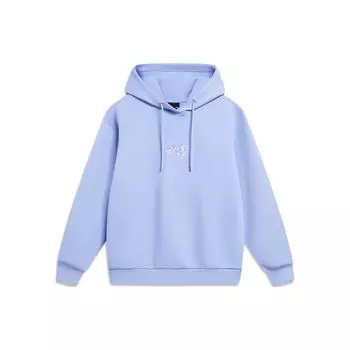 Li Ning Sports Lifestyle Series Hooded Letter Print Pullover Casual Long Sleeve Hooded ... L
