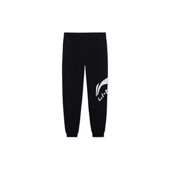 Li Ning Sports Lifestyle Series Letter Logo Print Elastic Tayle Mantries Casual Bottoms Men Bottoms AKLRF65-1 XL