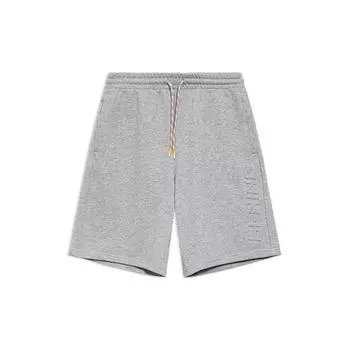 Li Ning Sports Lifestyle Series однотонные дышащие повседневные спортивные шорты мужские шорты светло-серые AKSS945-1 XXL