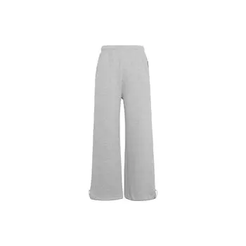Li Ning Sports Lifestyle Series однотонные флисовые свободные спортивные брюки женские брюки светло-серые AKLRF66-2 XXL