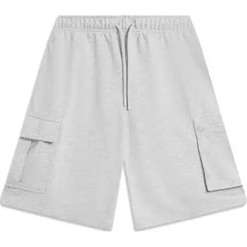 Li Ning Sports Lifestyle Series однотонные шорты средней посадки со шнурком удобные дышащие прямые повседневные шорты мужские шорты AKSU233-3 L