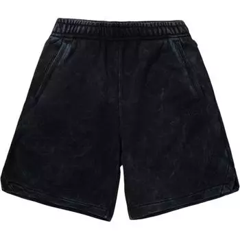 Li Ning Sports Lifestyle Series Однотонные универсальные прямые повседневные шорты средней посадки Мужские шорты Черный AKSV139-1 M