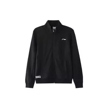 Li Ning Sports Lifestyle Series Casual Stand воротник куртка осень пара мужская куртка черный AWDS521-1 XXXL