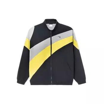 Li Ning Sports Lifestyle Series Повседневная свободная куртка с длинным рукавом Унисекс Куртка черная AJDR486-1 M