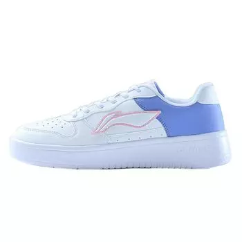 Li Ning Sports Lifestyle Series синтетическая кожа повседневные нескользящие износостойкие легкие дышащие низкие кроссовки для скейтбординга AGCQ578-5 35
