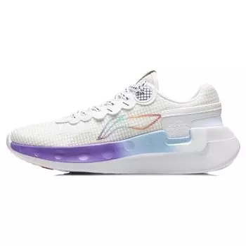 Li Ning Sports нескользящие износостойкие низкие кроссовки для бега мужские кроссовки белые ARHT041-1 41