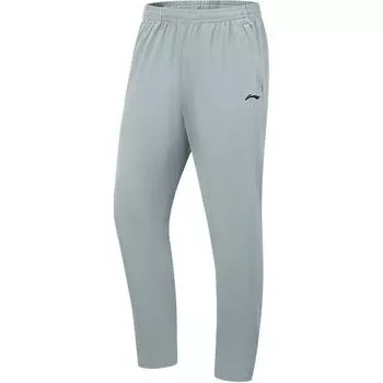 Li Ning Sports Простые однотонные эластичные манжеты Удобные универсальные повседневные брюки Мужские низы AKYV025-15 M