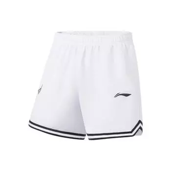 Li-Ning Sports Series с логотипом и эластичной резинкой на талии, дышащие свободные баскетбольные брюки, мужские штаны AAPT005-5 M