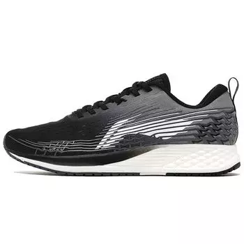 Li Ning Sports Shock Absorbation Rebound Low Top Running Shoes Men Sneakers Gray Black ARMS039-1 43