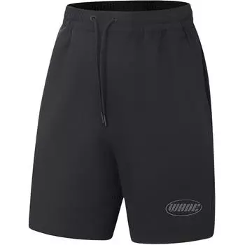 Li-Ning Sports Simple Solid Color Lace-Up Comfortable Versatile Printed Casual Shorts Men shorts AKYV017-1 L