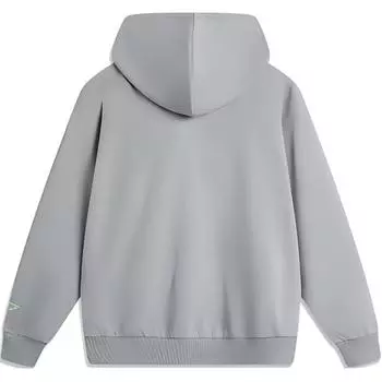 Li Ning Sports Trend Series Casual Loose Pullover Hoodie Men hoodies Moon-Surface-Gray AWDU617-4 S