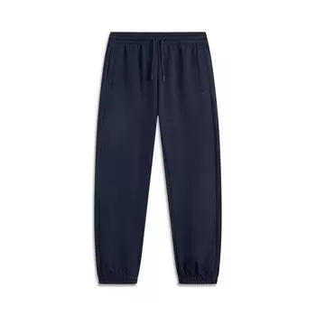 Li-Ning Sports Trend Series Comfortable Breathable Loose Fit Jogger Pants Men Bottoms Deep-Navy-Blue AKLU621-4 M