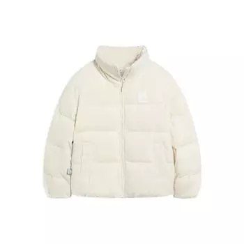 Li Ning Sports Trend Series Logo Printed Jacket Women Upper Clothing Swan-White AYMS076-1 XL